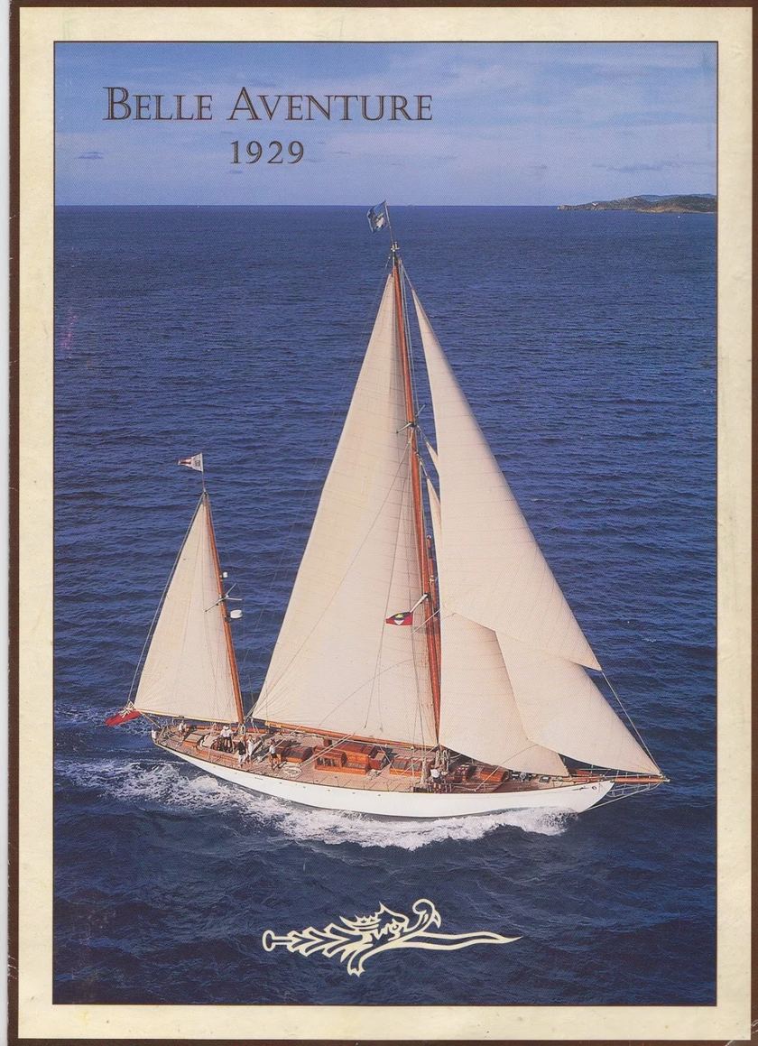 Couverture de la brochure historique Belle Aventure 1929