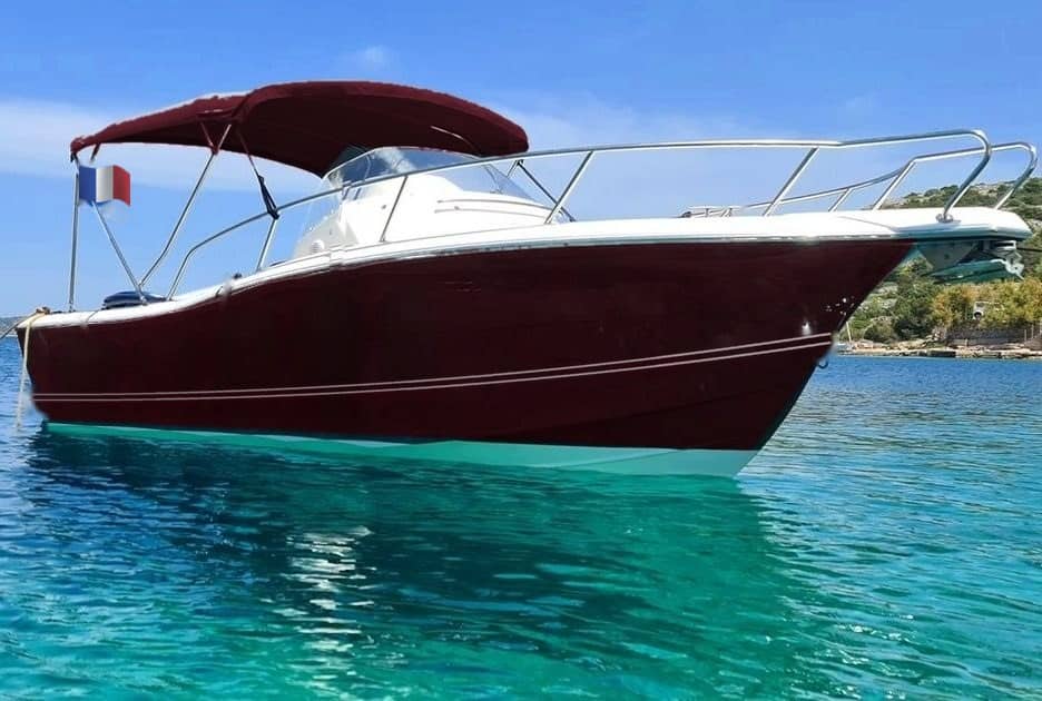 Moteur White Shark 225, Bateau à moteur de 22 pieds